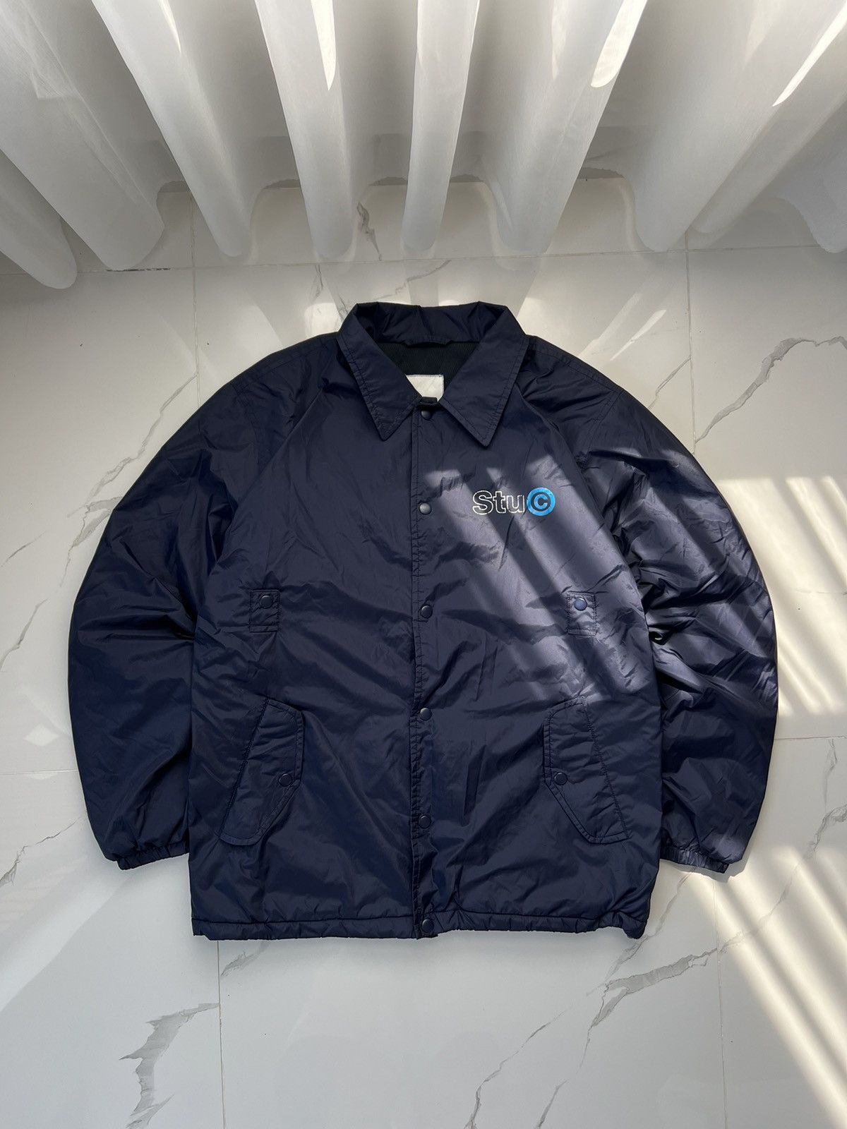 Stussy 90's STUSSY STUC RETRO BIG LOGO RARE JACKET Y2K Size US L / EU 52-54 / 3 - 1 Thumbnail