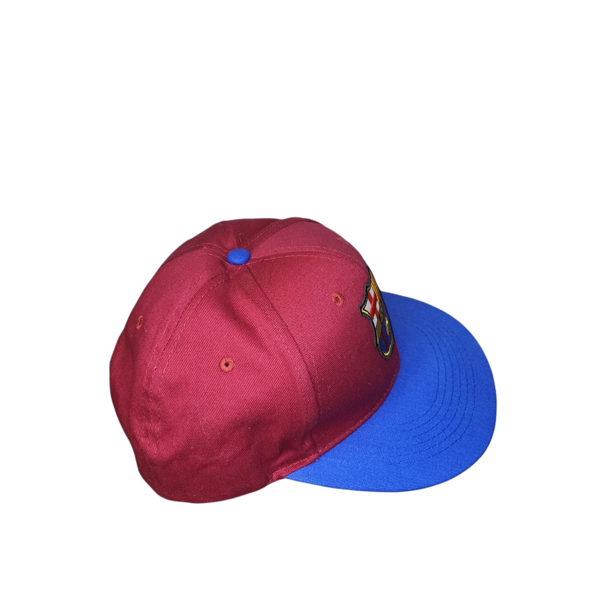 Chelsea Soccer FC Barcelona Snapback Hat Maroon Blue Logo Embroidered Casua Size ONE SIZE - 2 Thumbnail