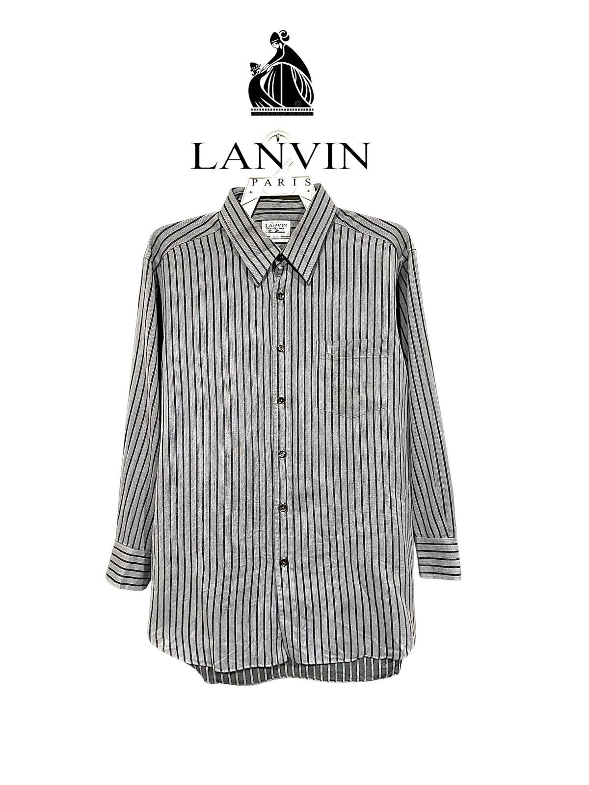 Lanvin Lanvin Striped Shirts Size US M / EU 48-50 / 2 - 1 Thumbnail