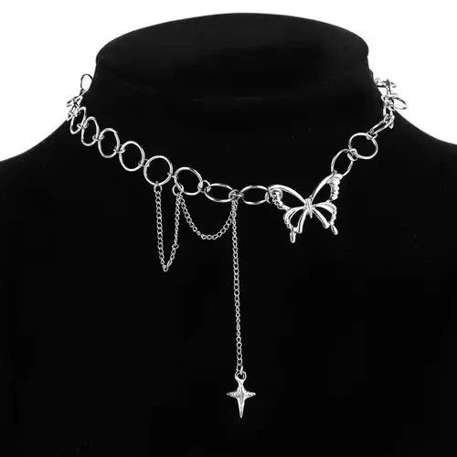 Japanese Brand × Vintage Hip Hop Butterfly Tassel Choker Size ONE SIZE - 3 Thumbnail