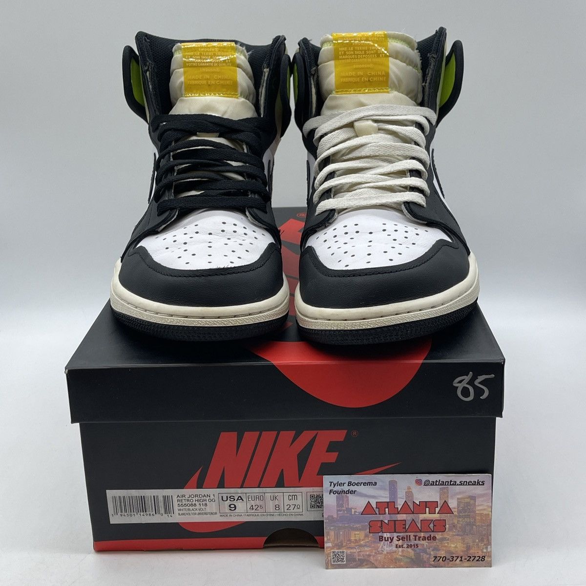 Jordan Brand Air Jordan 1 high volt gold Size US 9 / EU 42 - 2 Thumbnail