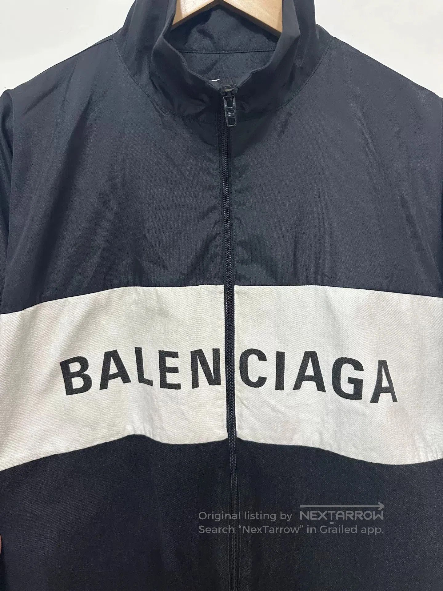 Balenciaga Balenciaga Denim Patchwork Windbreaker. Size XXS / US 00 / IT 34 - 3 Thumbnail