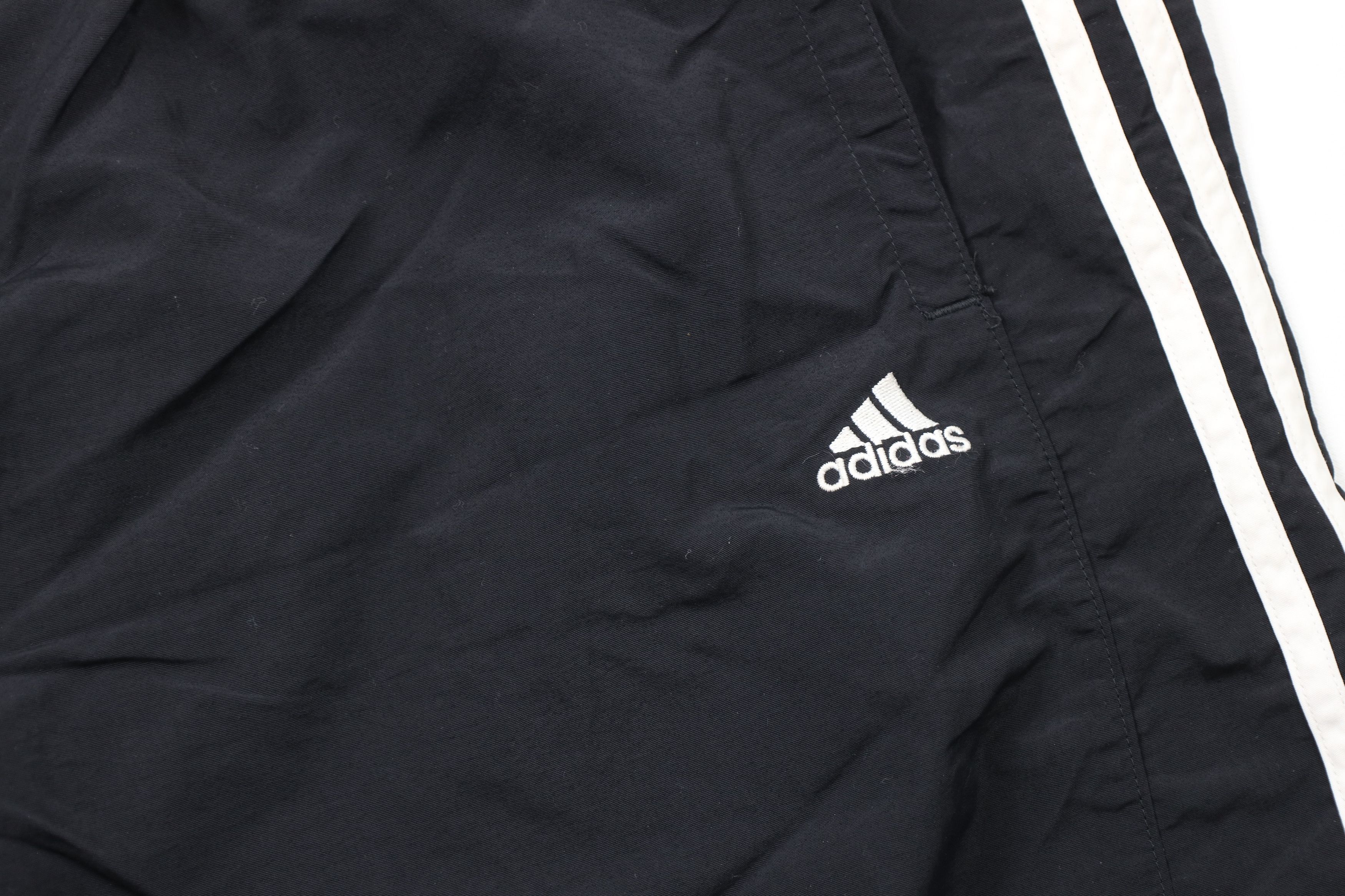 Adidas × Vintage Vintage Adidas Spell Out Striped Lined Running Soccer Shorts Size US 38 / EU 54 - 5 Thumbnail