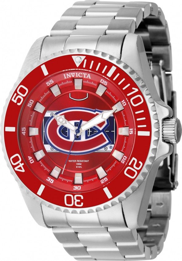 Invicta × NHL NHL Montreal Canadiens Quartz Red Dial Men's Watch Size ONE SIZE - 1 Thumbnail