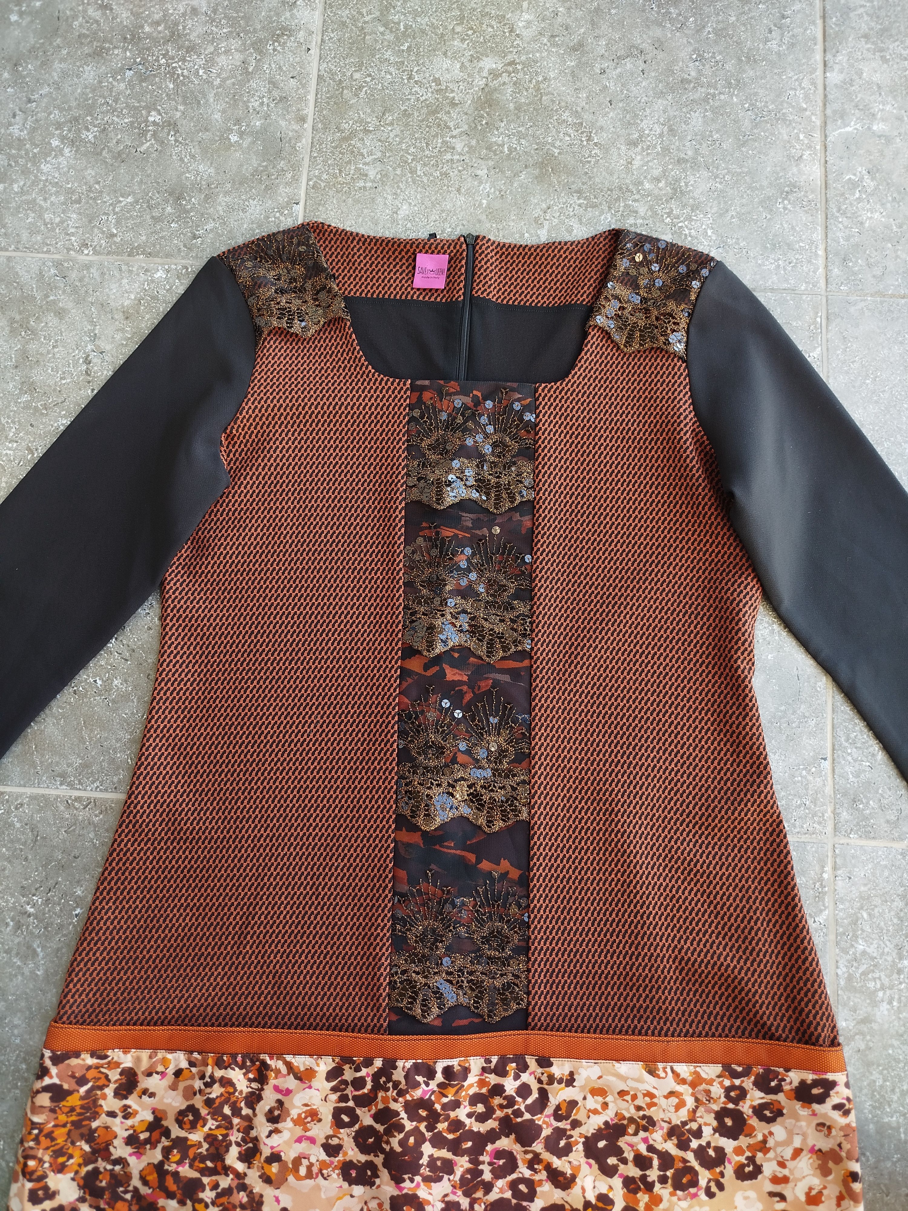 Jean Paul Gaultier Save The Queen Dress Long Sleeve Patched Lined Zip Size XXL Size XXL / US 16-18 / IT 52-54 - 5 Thumbnail