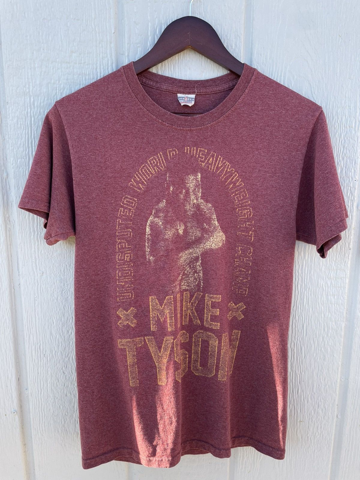Jerzees Vintage Late 2000s Men’s Mike Tyson T-Shirt Large 16.5 X 26 Size US L / EU 52-54 / 3 - 1 Thumbnail