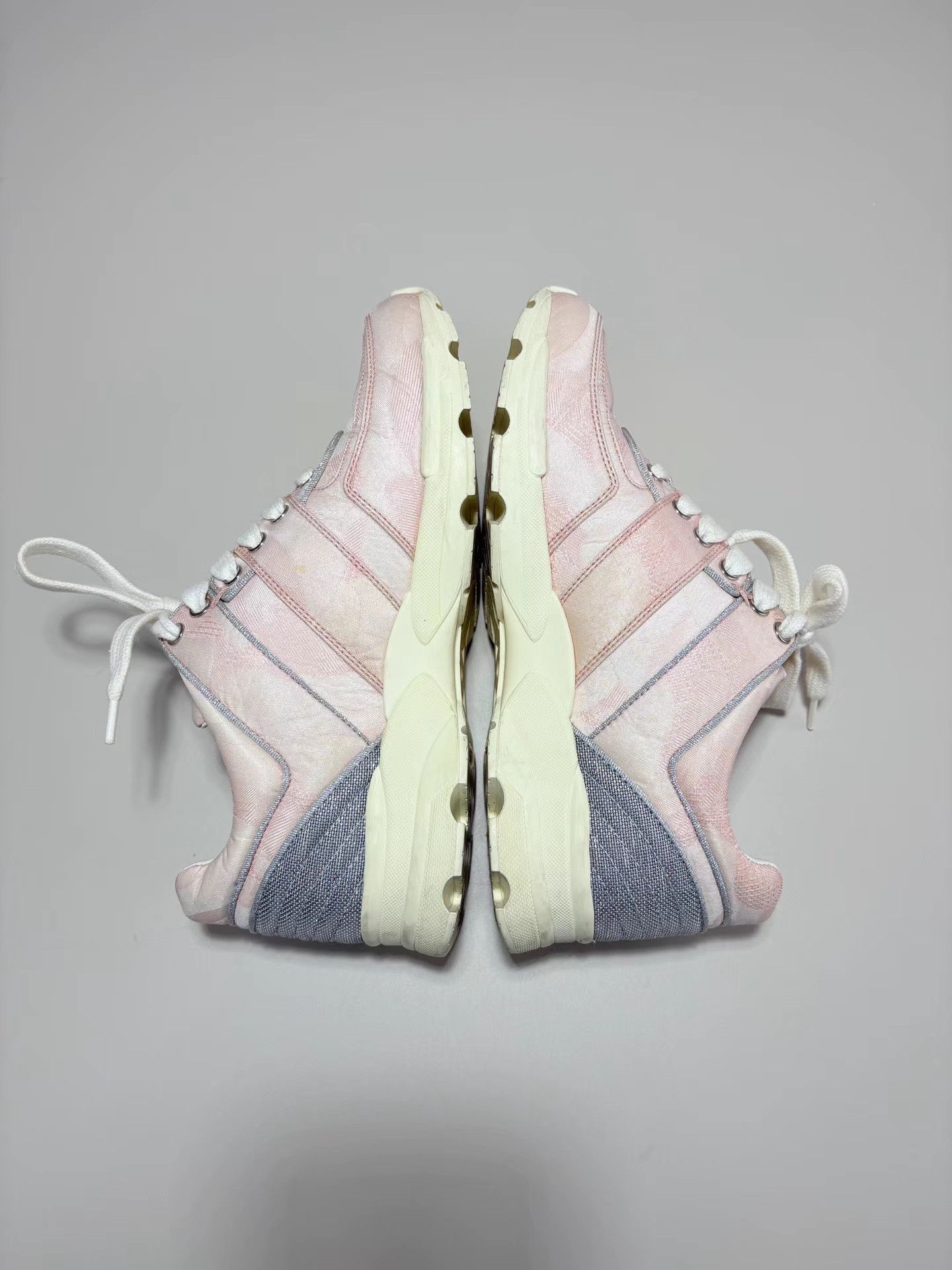 Chanel CHANEL Pink Sneakers Size US 7 / IT 37 - 4 Thumbnail