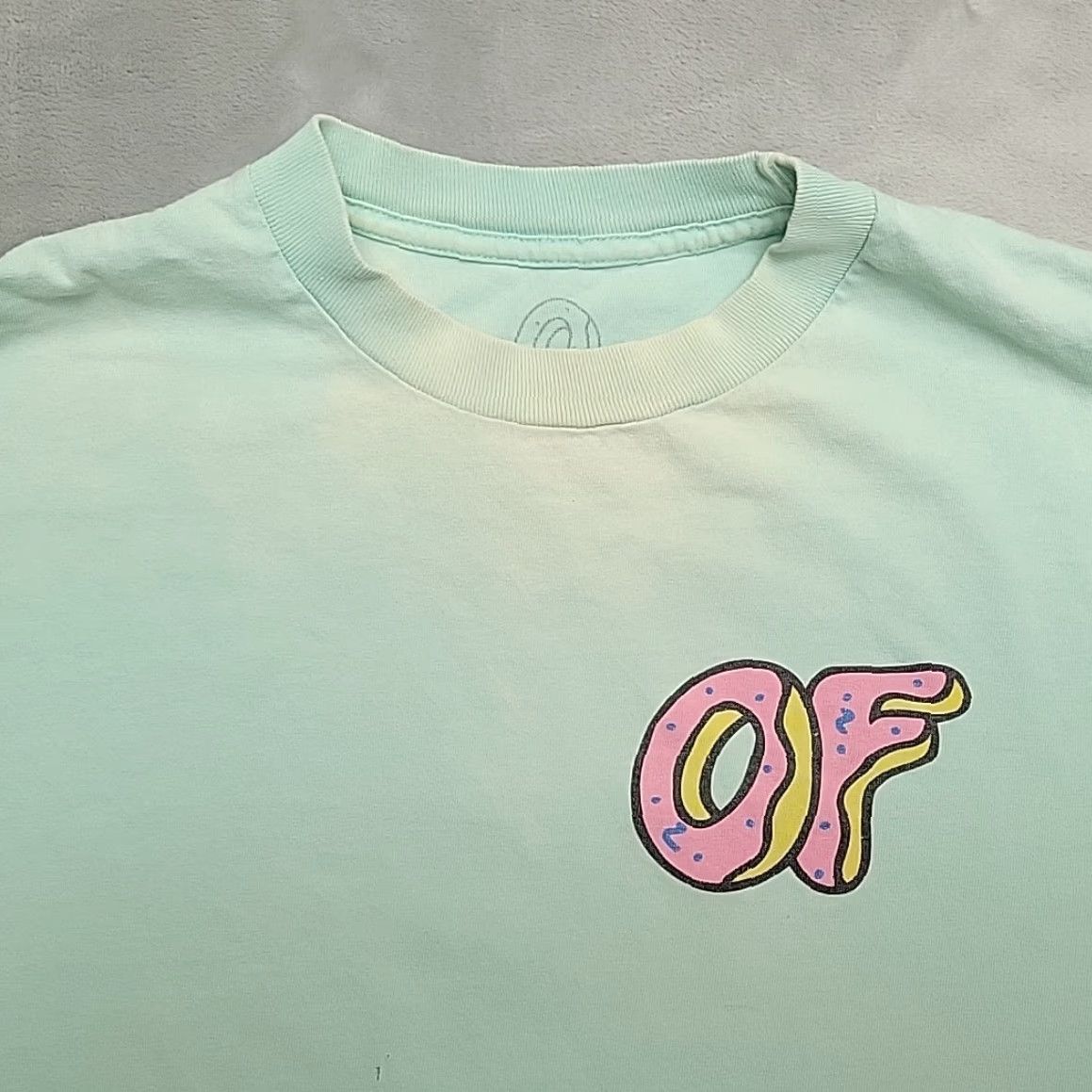 Odd Future Odd Future Shirt Mens M Mint Green Donut Logo Skate Streetwear Y2K Tyler Creator Unisex Adults T-Shirt Short Sleeve Graphic Print Jersey 90s Mens Size US M / EU 48-50 / 2 - 3 Thumbnail