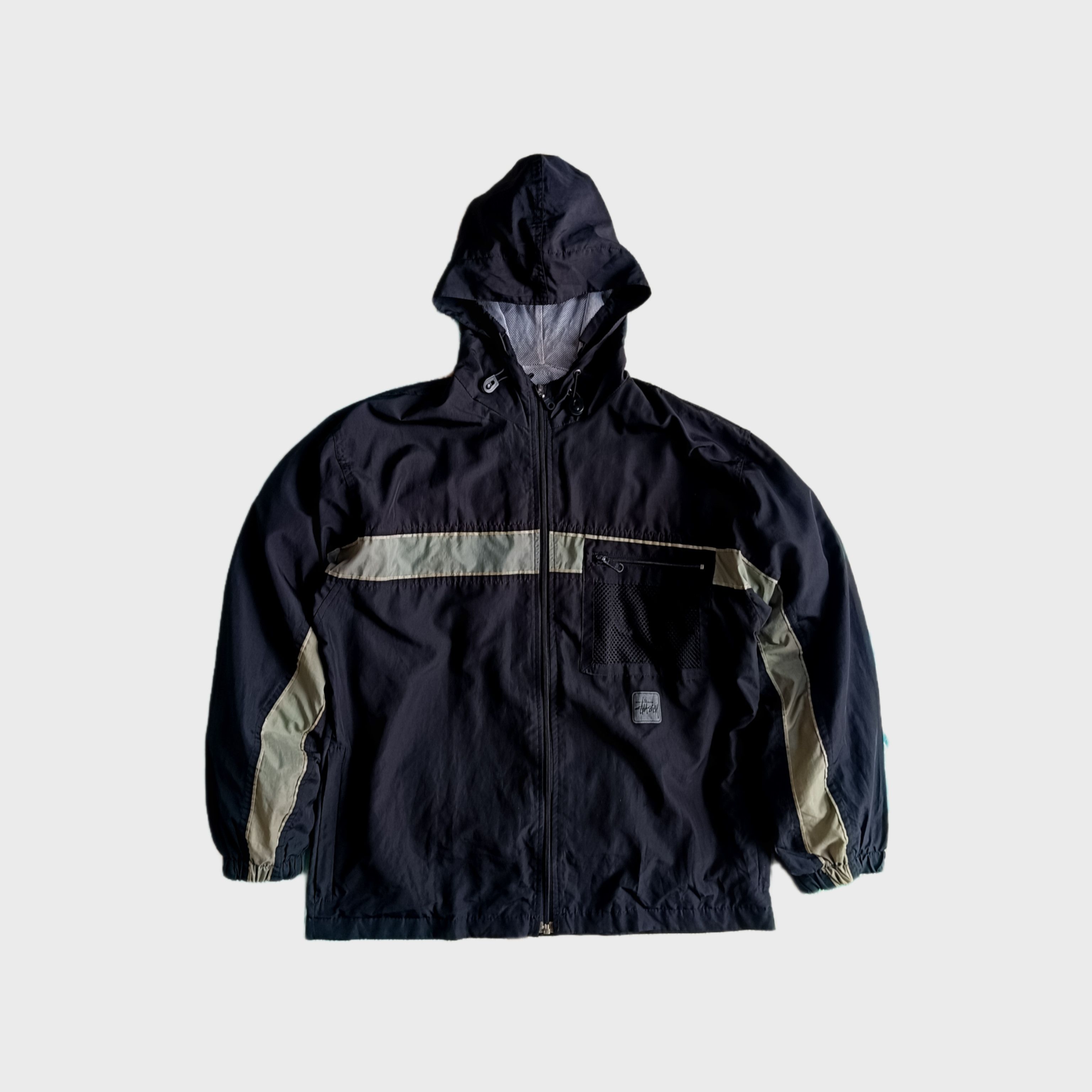 90s old stussy reflecter jacket Stussy Leather Jacket | TikTok