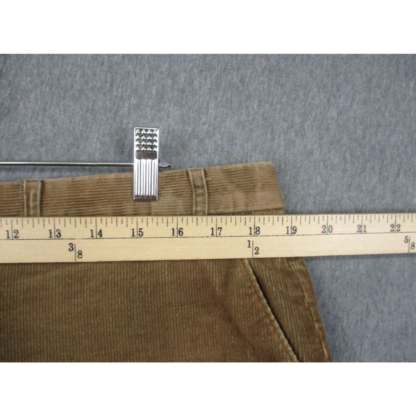 Ralph Lauren Lauren Ralph Lauren Pants Mens 38x31 Brown Corduroy Casual Classic 100% Cotton Size US 33 - 3 Thumbnail
