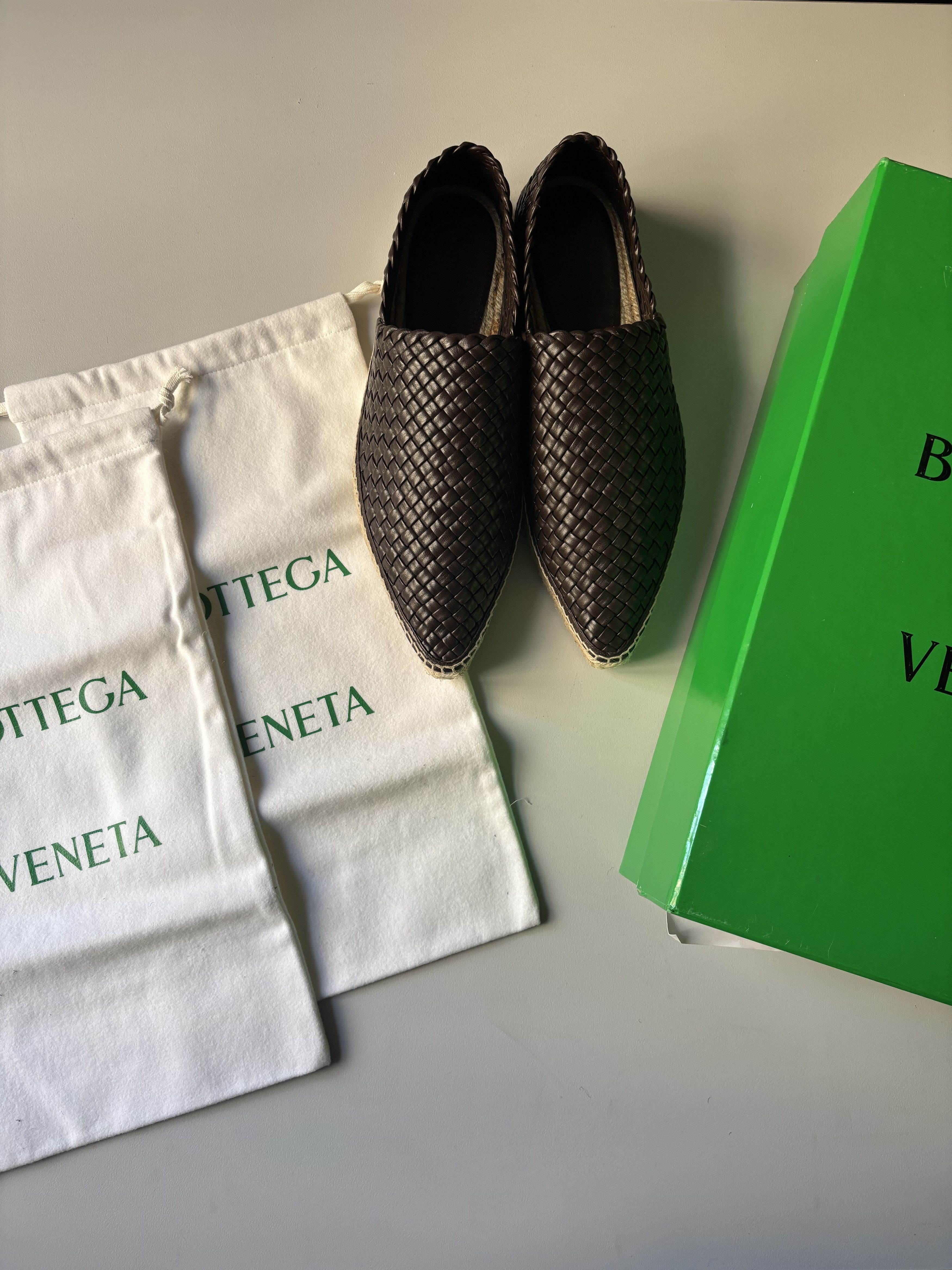 Leather Espadrilles