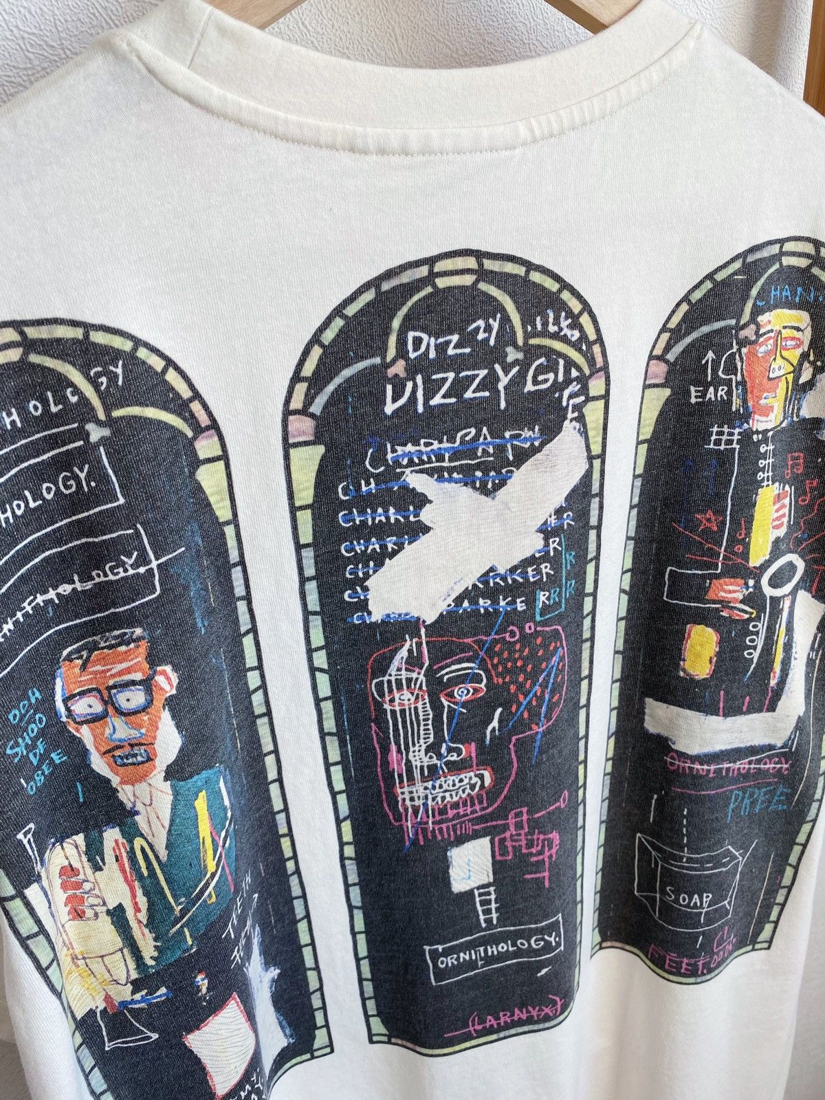 H&M × Jean-Michel Basquiat × Who Decides War WHO DECIDES WAR x BASQUIAT x H&M RELAXED FIT COTTON T-SHIRT Size US XL / EU 56 / 4 - 12 Thumbnail