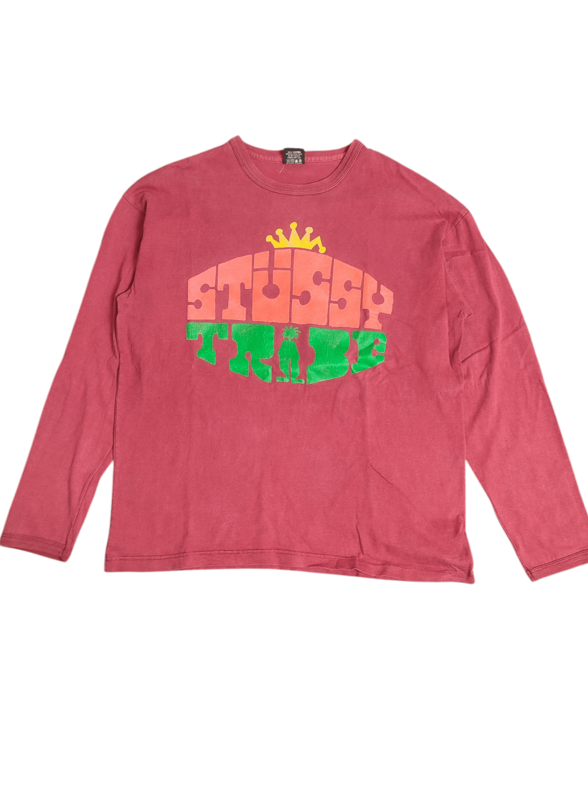 Stussy Stussy Tribe Long Sleeve 00s Vintage Size US M / EU 48-50 / 2 - 3 Thumbnail