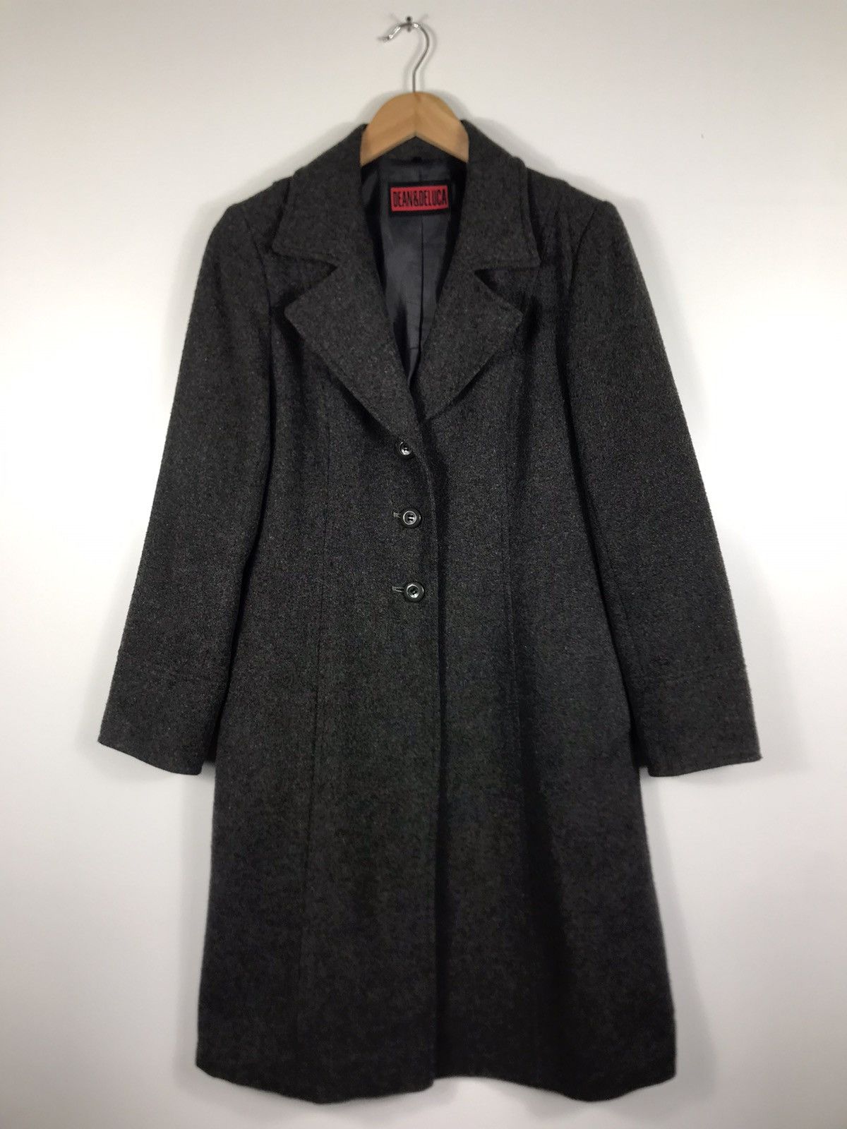 Japanese Brand ⚡️Vintage Dean & Deluca Wool Button Long Coat Jacket Size S / US 4 / IT 40 - 1 Thumbnail