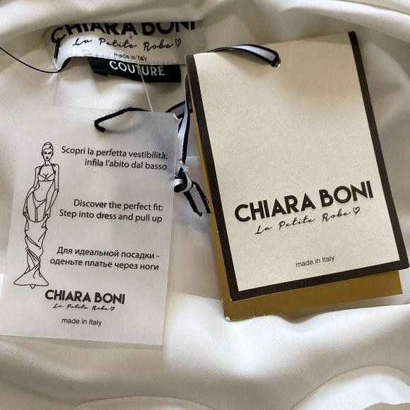 Chiara Boni NWT CHIARA BONI Sissel 3D Rose Bateau neck dress, size 40IT Size S / US 4 / IT 40 - 10 Thumbnail