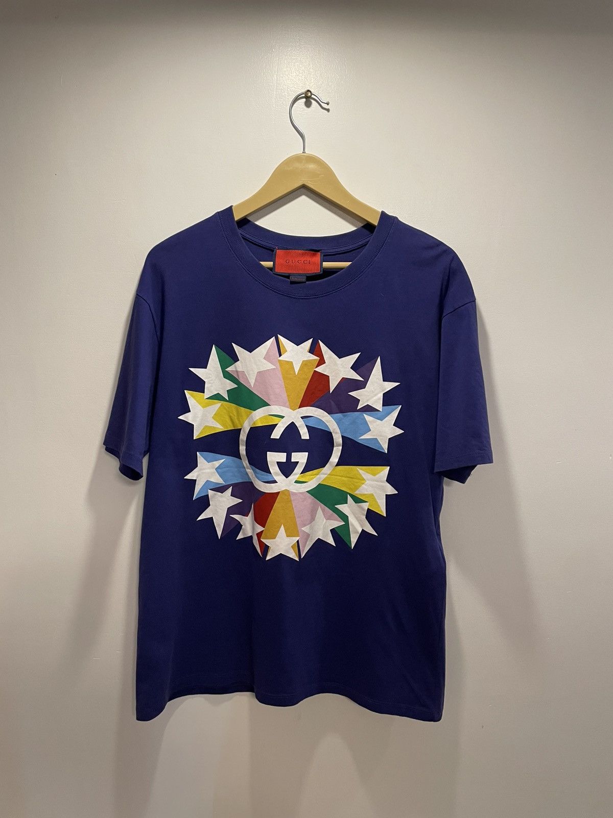 Gucci Gucci Star Burst Interlocking G cotton T-shirt. Size US L / EU 52-54 / 3 - 2 Thumbnail