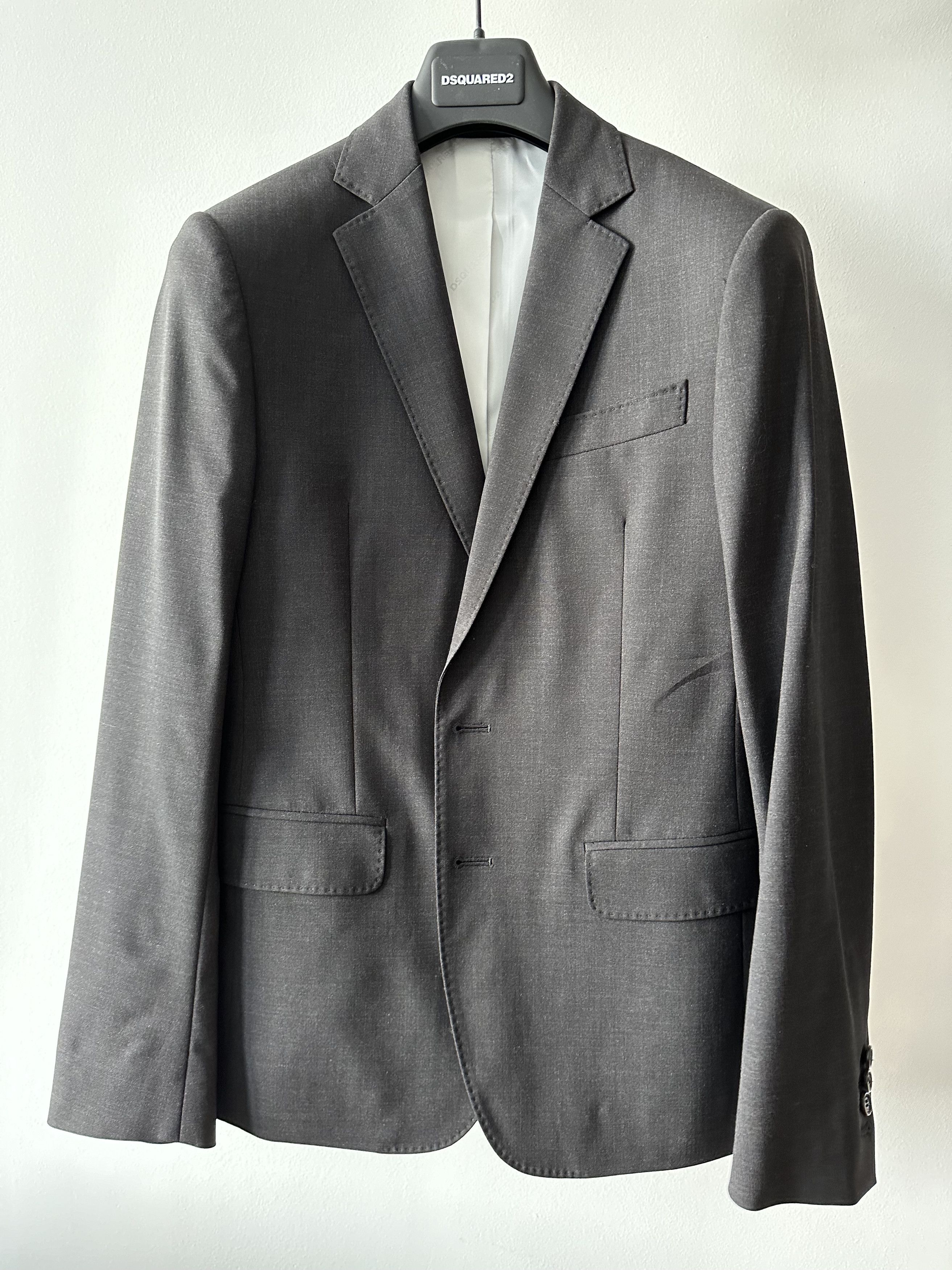 Dsquared2 DSquared Slim Fit Charcoal Suit Size 36R - 2 Thumbnail