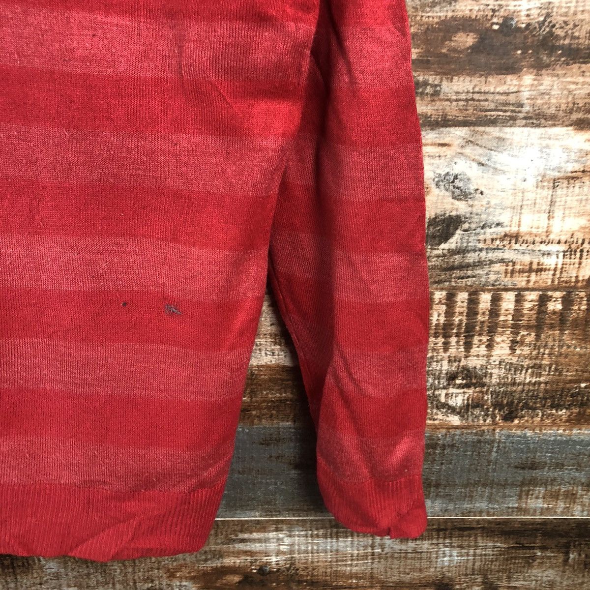 Solid and Striped DL Fam Lock Red Stripe Turtle Neck Knitwear #C676 Size US L / EU 52-54 / 3 - 8 Thumbnail