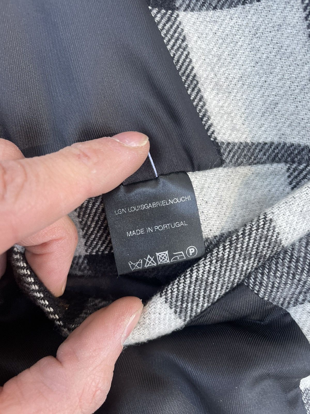 LGN LOUIS GABRIEL NOUCHI Louis Gabriel Nouchi spray painted coat Size US L / EU 52-54 / 3 - 7 Thumbnail