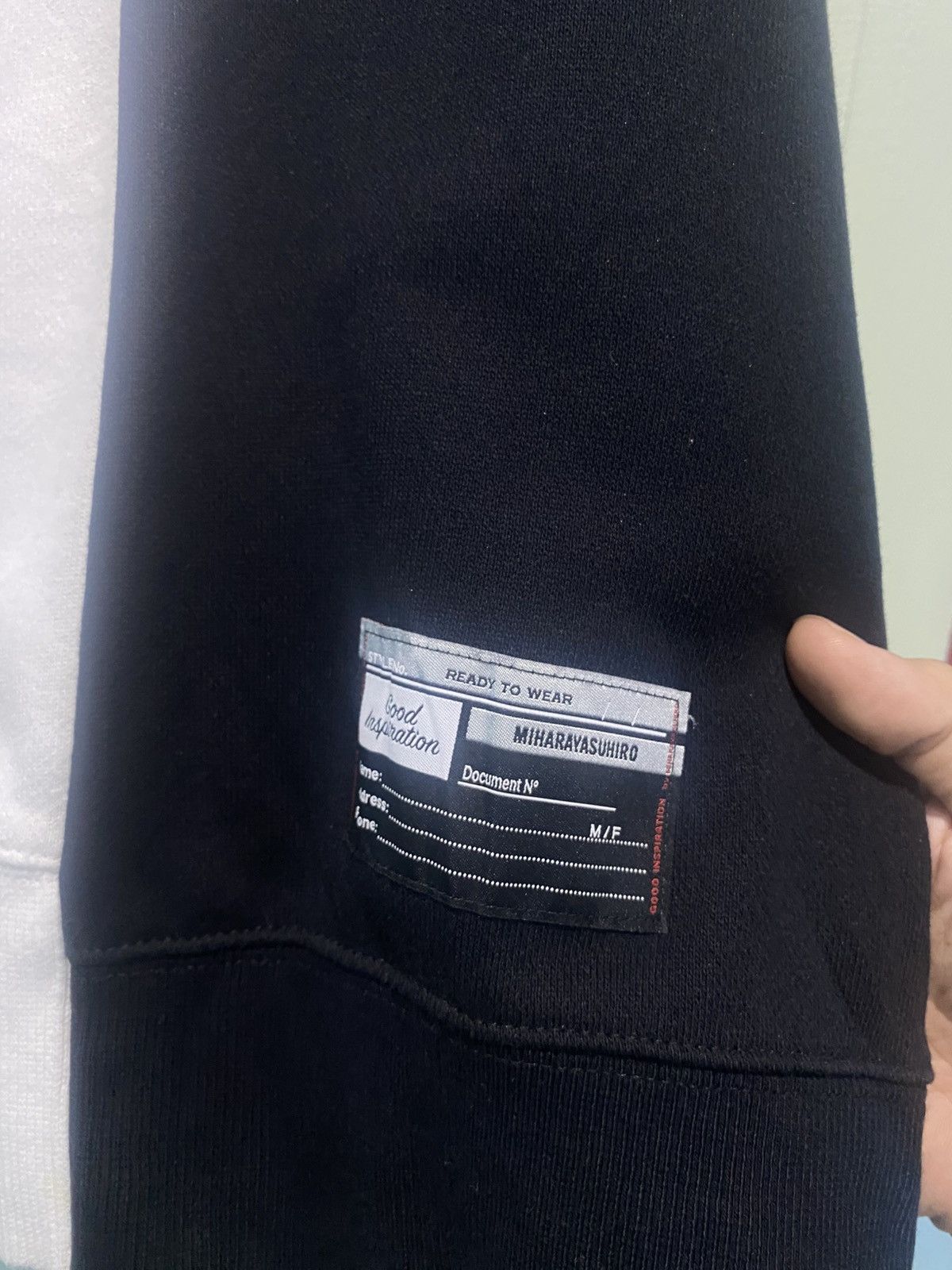 Maison MIHARA YASUHIRO Maison MIHARAYASUHIRO "Good Inspiration" Crewneck Sweatshirt Size US L / EU 52-54 / 3 - 9 Thumbnail