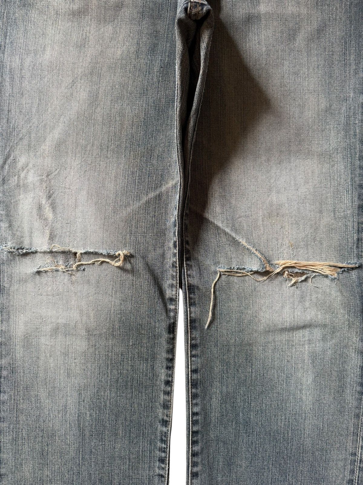 Edwin Vintage Edwin 503 Rusty Wash Distress Loose Jeans Size US 34 / EU 50 - 3 Thumbnail