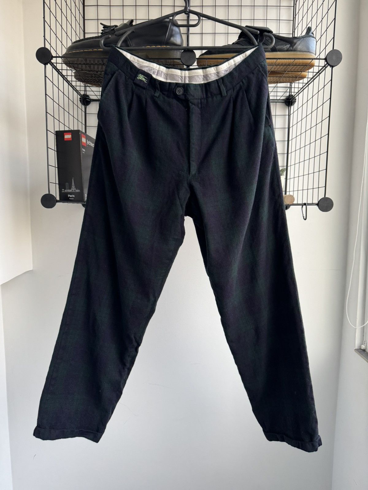 Burberry × Vintage Vintage Burberry Flannel Wool Pants Size US 30 / EU 46 - 2 Thumbnail