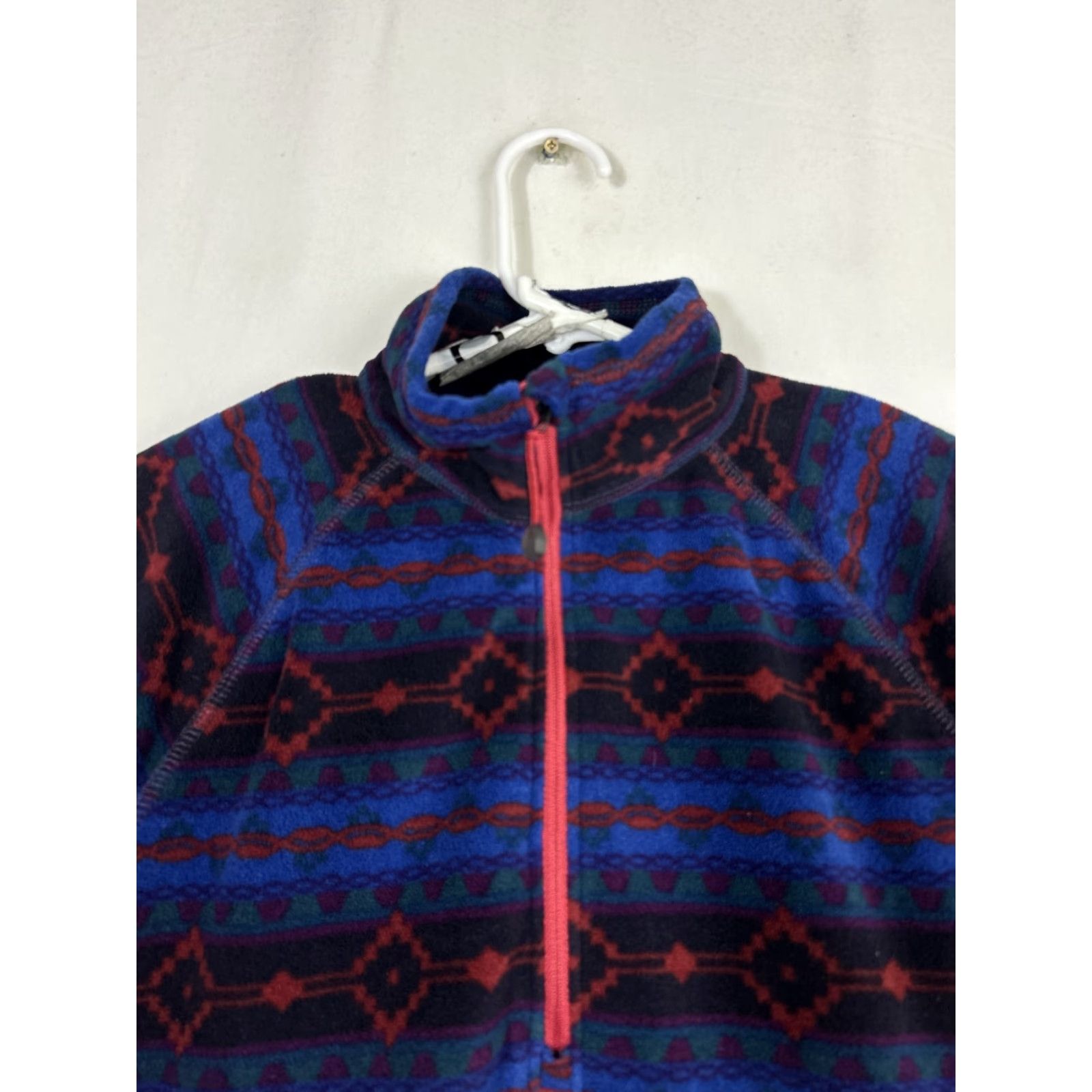 Eddie Bauer Eddie Bauer Women's Jacket 1/4 Zip Fleece Southwestern Aztec Blue Multicolor L Size L / US 10 / IT 46 - 3 Thumbnail