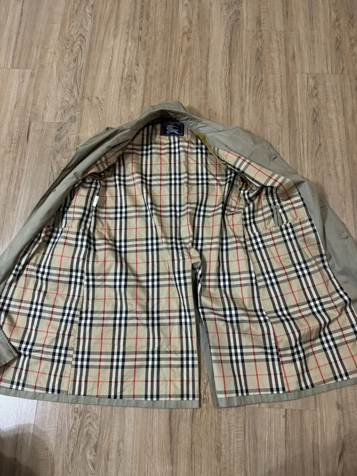 Burberry BURBERRY NOVA CHECK LONG JACKET Size US M / EU 48-50 / 2 - 7 Thumbnail