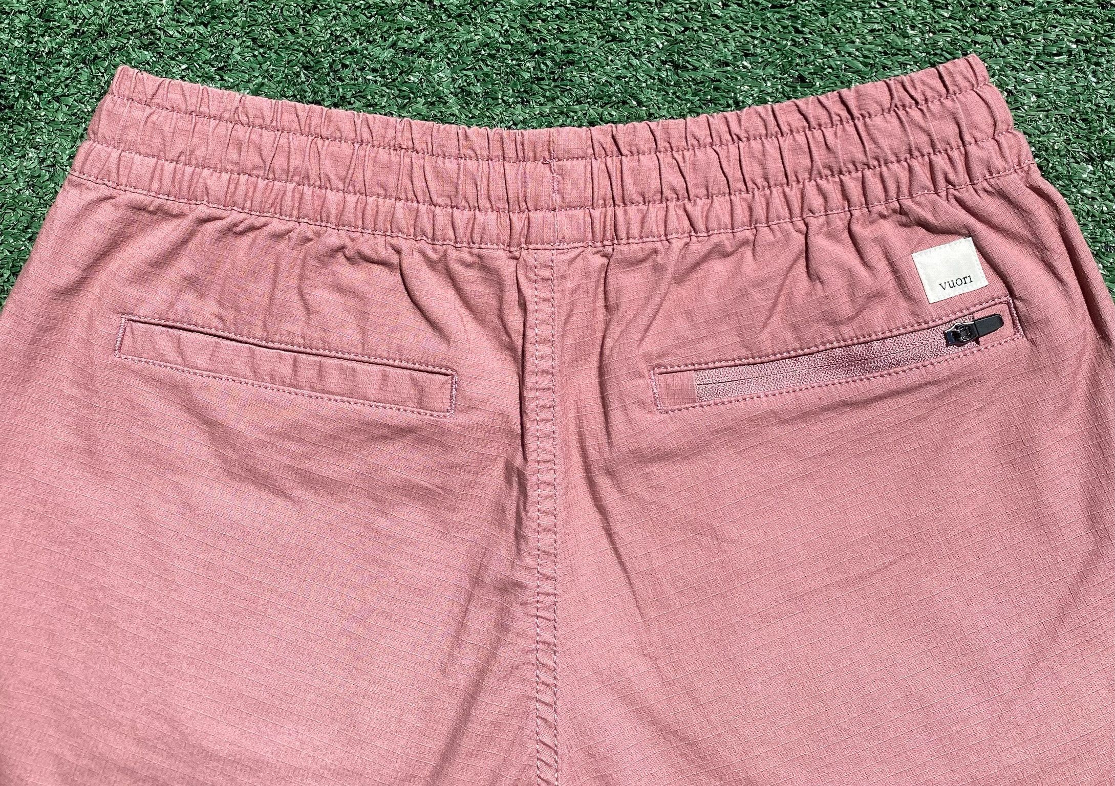 Vuori Vuori Ripstop Mauve Drawstring Cotton Blend Shorts XS Size 27" / US 4 / IT 40 - 5 Thumbnail