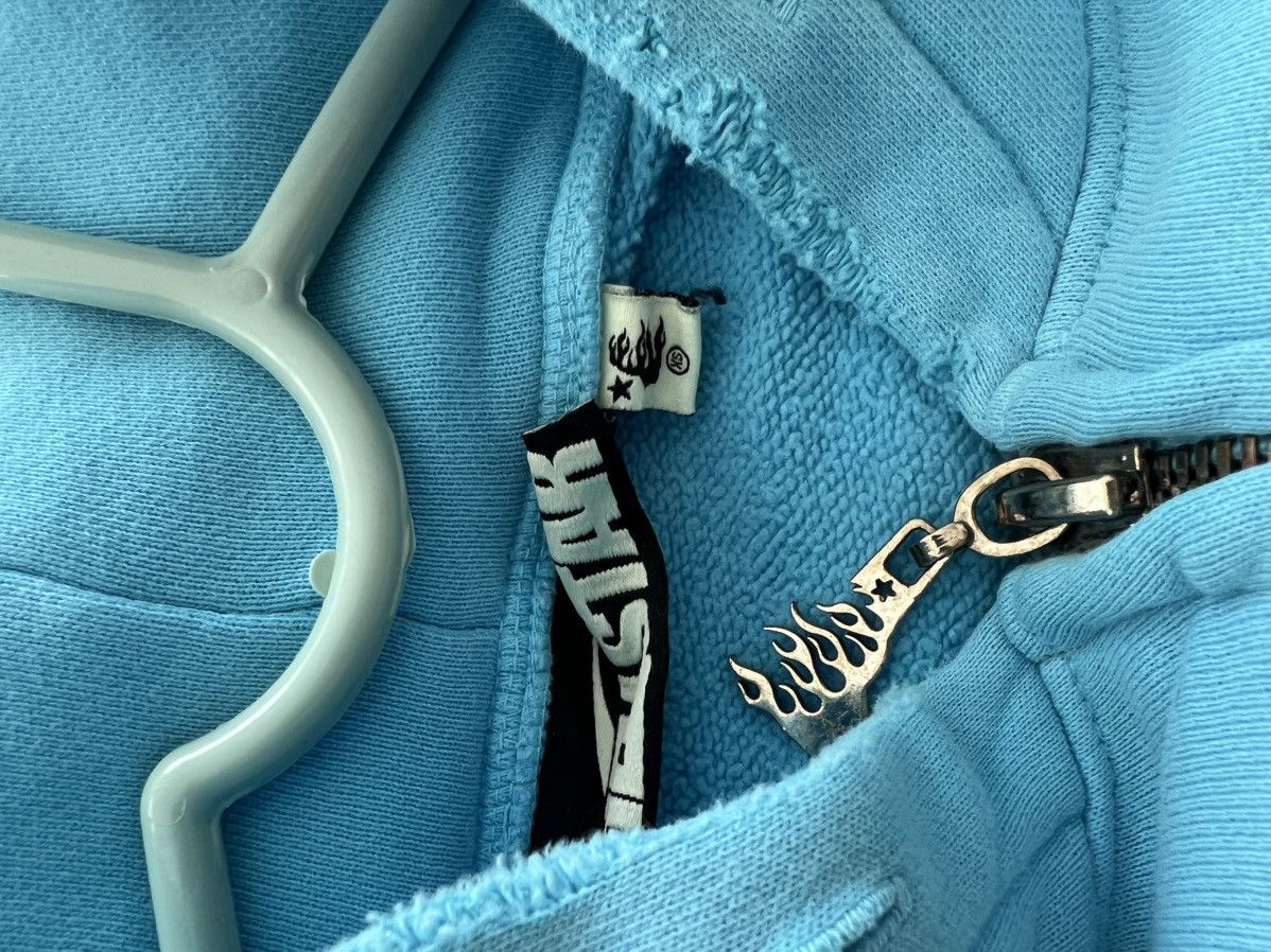 HELLSTAR Hellstar baby Blue Zip up hoodie Size US XS / EU 42 / 0 - 7 Thumbnail