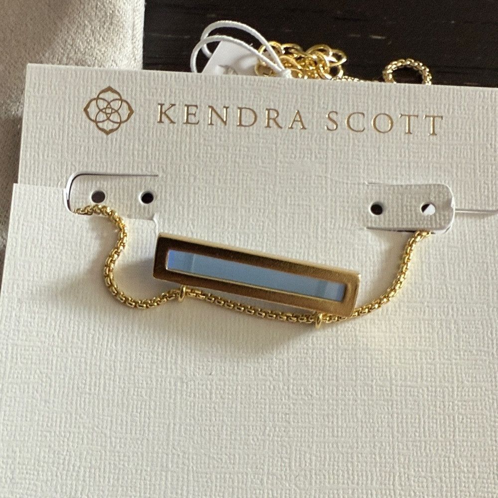 Kendra Scott Kendra Scott Women’s Gold Necklace with Blue Pendant and Du Size ONE SIZE - 3 Thumbnail