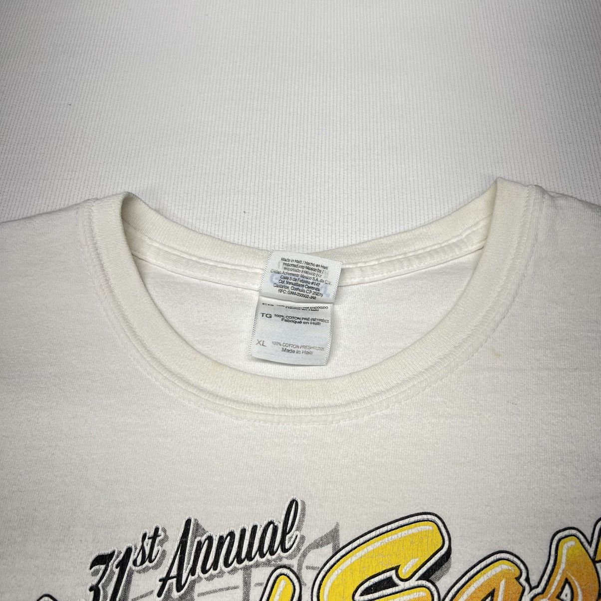 Gildan × Vintage Car Tee Shirt White Hot Rod Classic Show NJ Custom Auto Y2K Size US XL / EU 56 / 4 - 4 Thumbnail