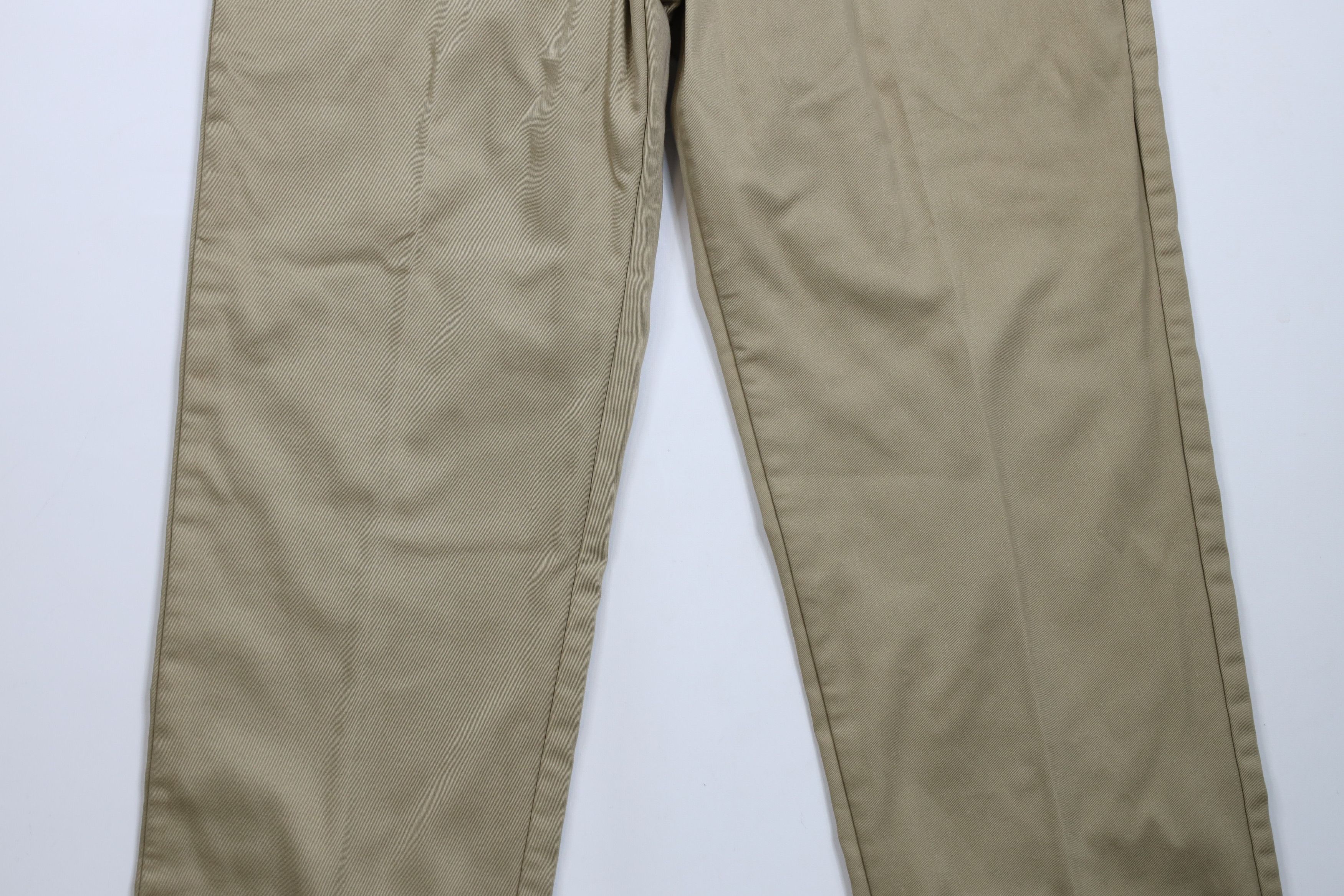 L.L. Bean × Vintage Vintage 70s LL Bean Lined Wide Leg Work Pants Beige USA Size US 36 / EU 52 - 4 Thumbnail