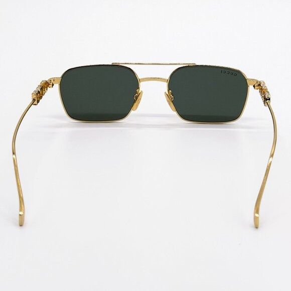 Gucci NEW GUCCI GG1804S 001 SUNGLASSES GOLD UNISEX EYEWEAR GUCCI Size ONE SIZE - 7 Thumbnail