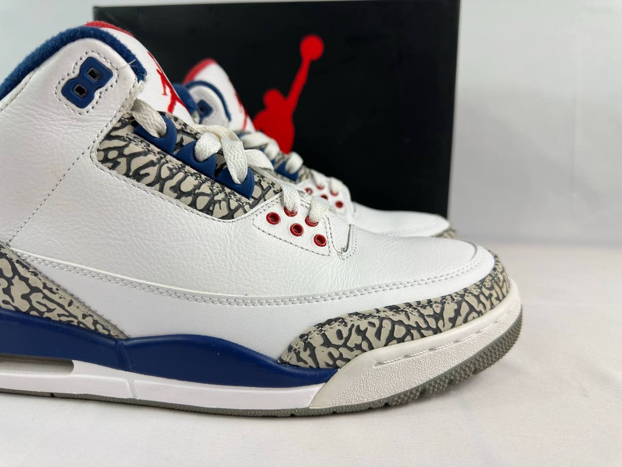 Nike Nike Air Jordan 3 Retro OG Mid True Blue Size US 10 / EU 43 - 3 Thumbnail
