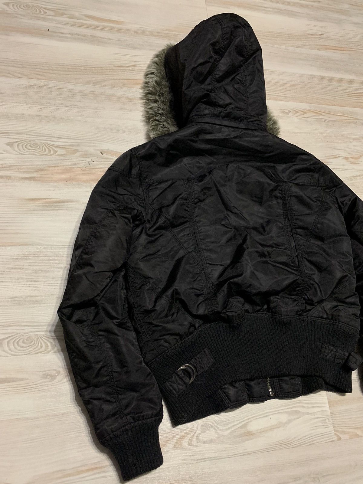 Avantgarde faux fur bomber jacket. Vintage , y2k