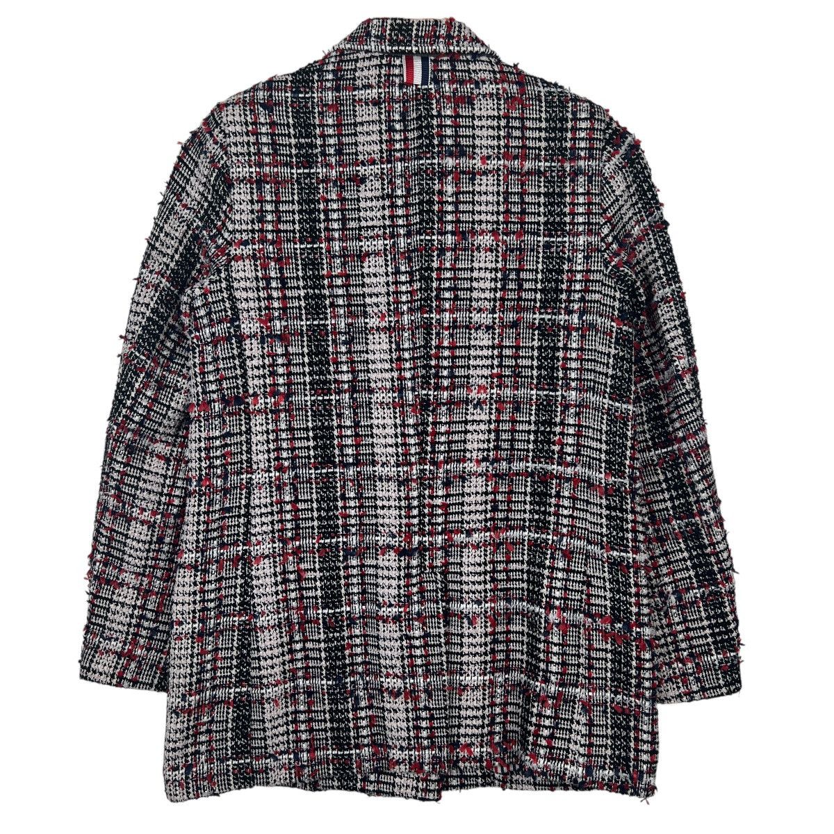 Thom Browne Thom Browne Red Prince of Wales Tweed Sack Blazer Size 36 Size US S / EU 44-46 / 1 - 12 Thumbnail
