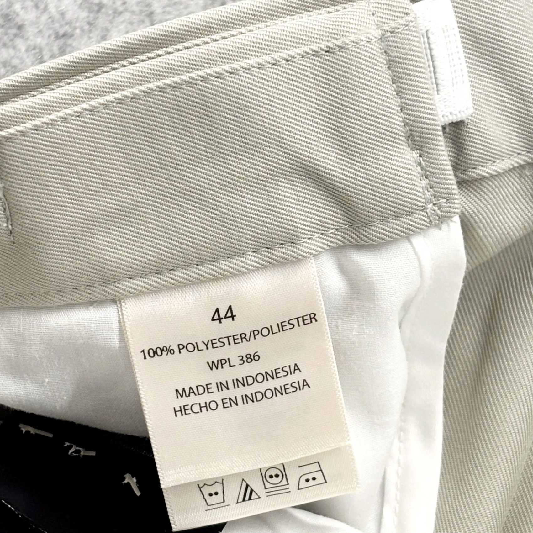 Haggar Haggar Shorts Cool 18 Gabardine Pleated Casual W44” Mens Regular Beige Summer Mens - No Pattern, Zip Button, Moisture Wicking, Non Iron Size US 44 / EU 60 - 6 Thumbnail