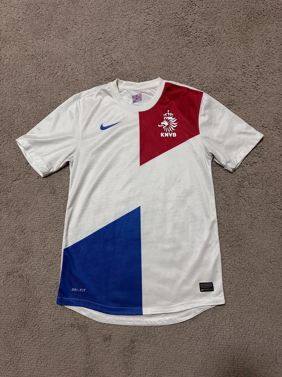 Nike NETHERLANDS 2013 2014 AWAY FOOTBALL SHIRT SOCCER JERSEY NIKE Size US S / EU 44-46 / 1 - 1 Thumbnail