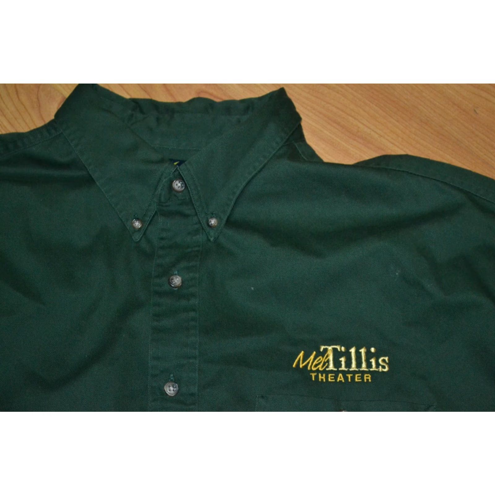 Vintage VTG Mel Tillis Theater Button-Down Shirt XL Luna Pier Green Logo - Vintage Branson MO Men's Collared Button-Up Shirt Size US XL / EU 56 / 4 - 2 Thumbnail