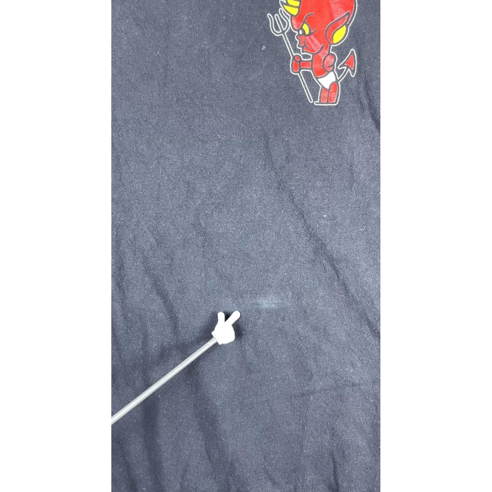 Vintage Indestructible Shirt Mens Large Black Devil Back Graphic Tee Tagless Size US L / EU 52-54 / 3 - 3 Thumbnail