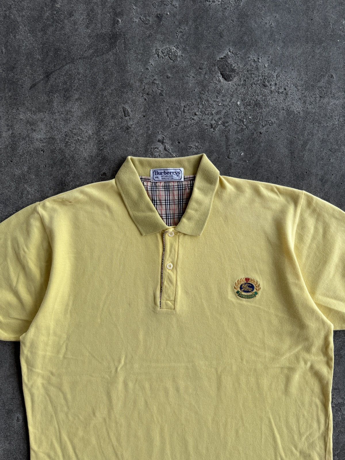 Burberry Vintage Burberrys Poloshirt Size US XXL / EU 58 / 5 - 2 Thumbnail