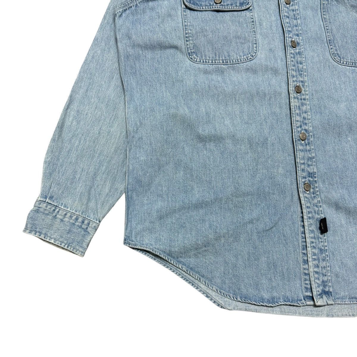 RRL Ralph Lauren Vintage RRL Ralph Lauren Denim Shirt Oversized Faded Size US L / EU 52-54 / 3 - 5 Thumbnail