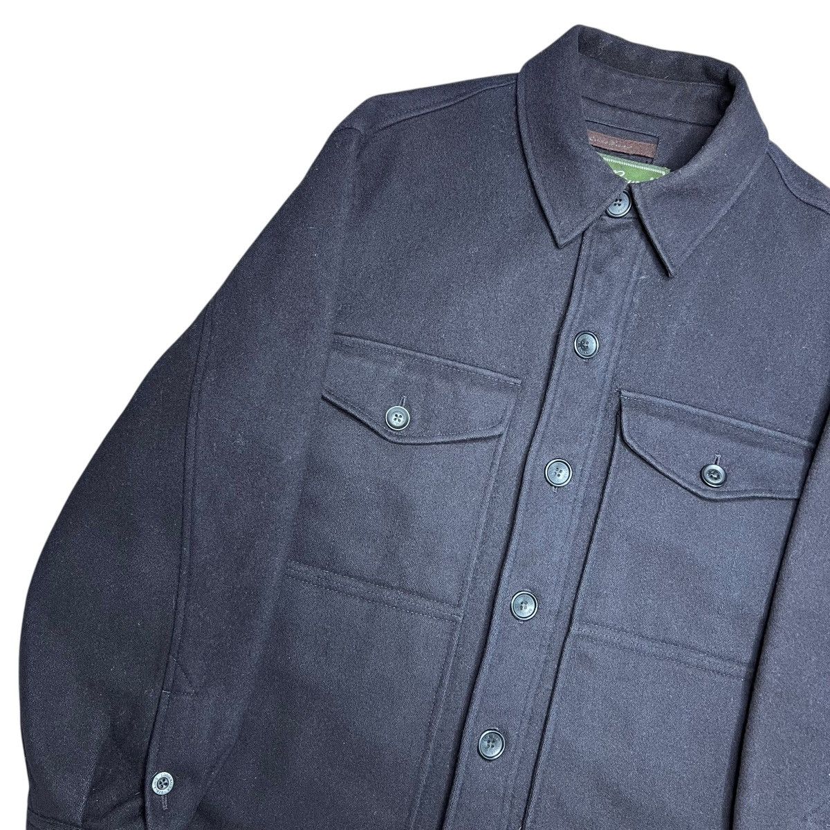 Eddie Bauer Eddie Bauer Wool Navy Blue Mackinaw Button Closure Jacket Size US S / EU 44-46 / 1 - 20 Thumbnail