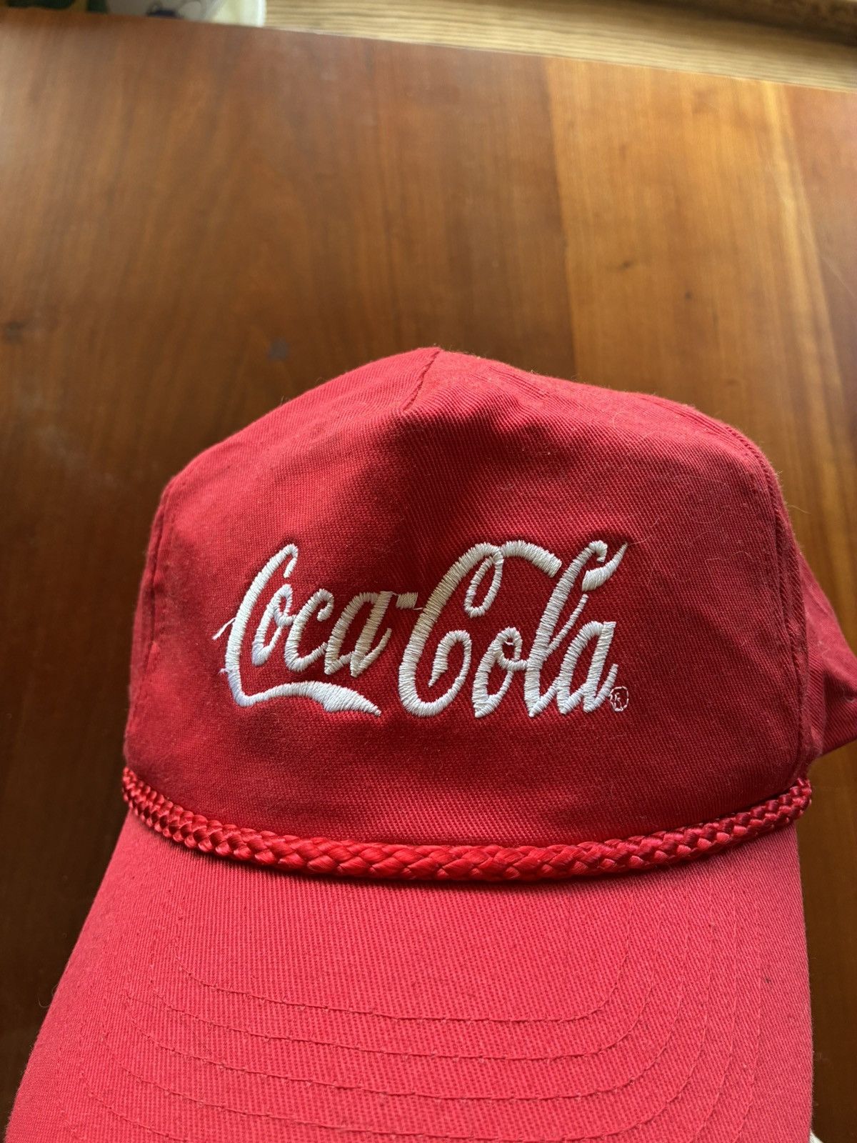 Vintage Vintage 90s Coca Cola snapback hat Size ONE SIZE - 2 Thumbnail