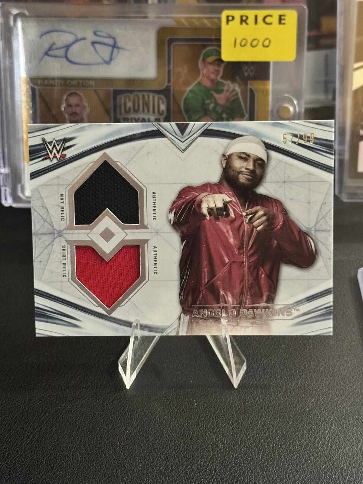 Topshop 2020 Topps WWE Undisputed Angelo Dawkins Dual Relic /99 Size ONE SIZE - 1 Thumbnail