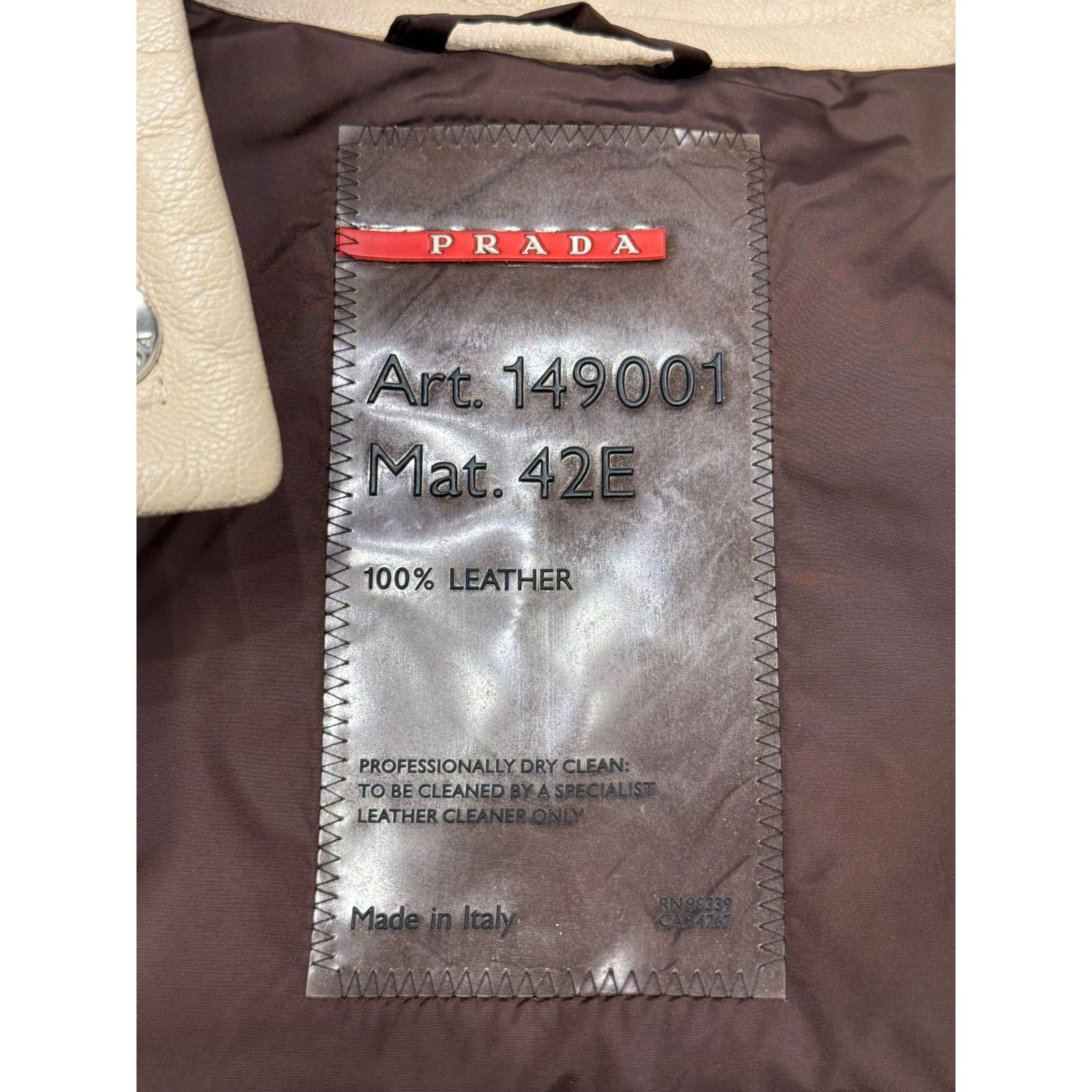 Prada A/W2000 Prada biker leather vest Size US S / EU 44-46 / 1 - 14 Thumbnail
