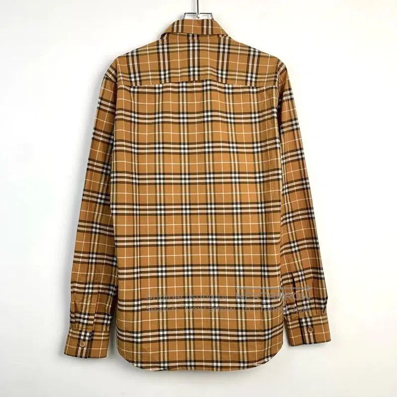 Burberry Burberry Yellow Cotton Long Sleeve Shirt. Size XS / US 0-2 / IT 36-38 - 2 Thumbnail