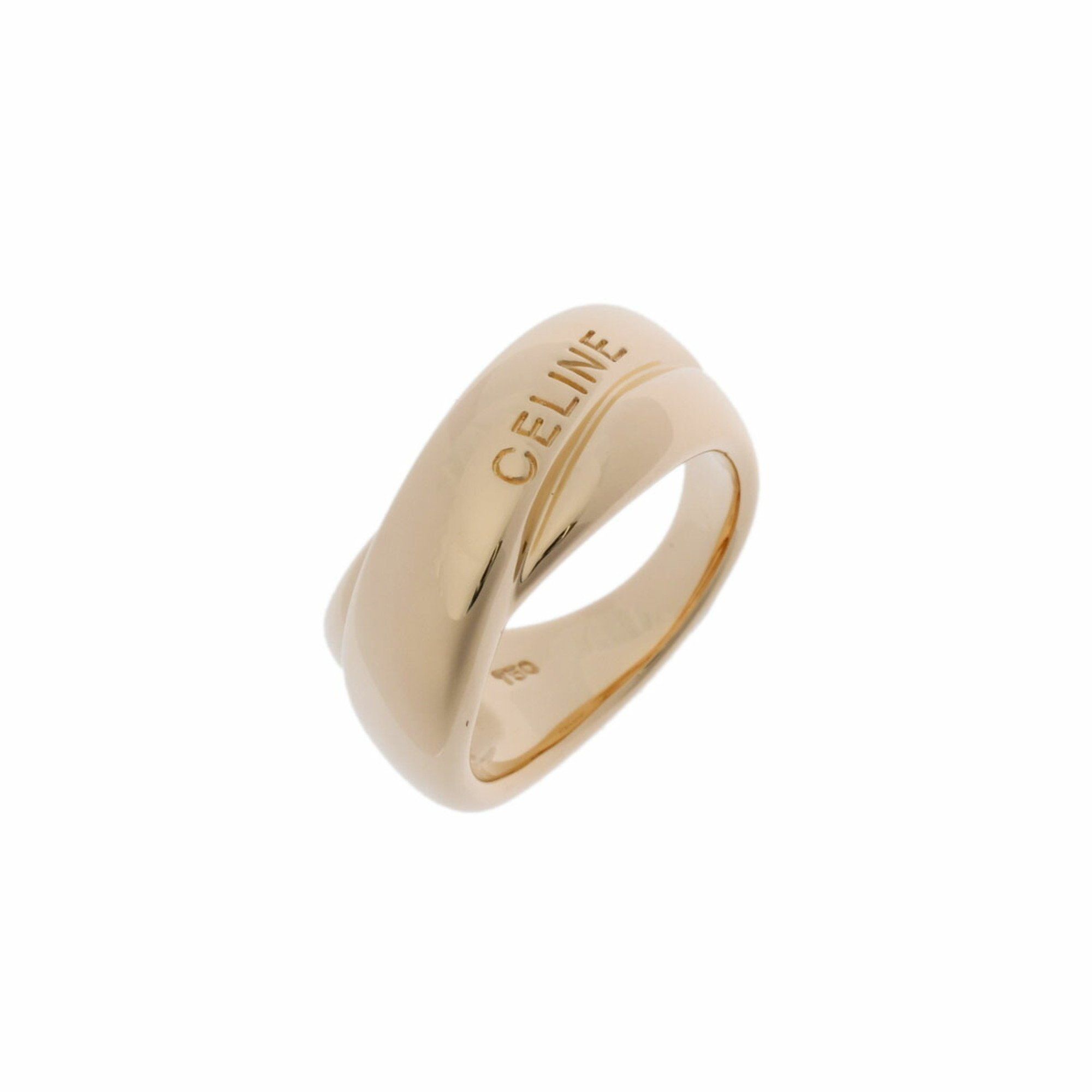 image of Celine Double Motif 11 No. 11 Women's K18 Yellow Gold Ring