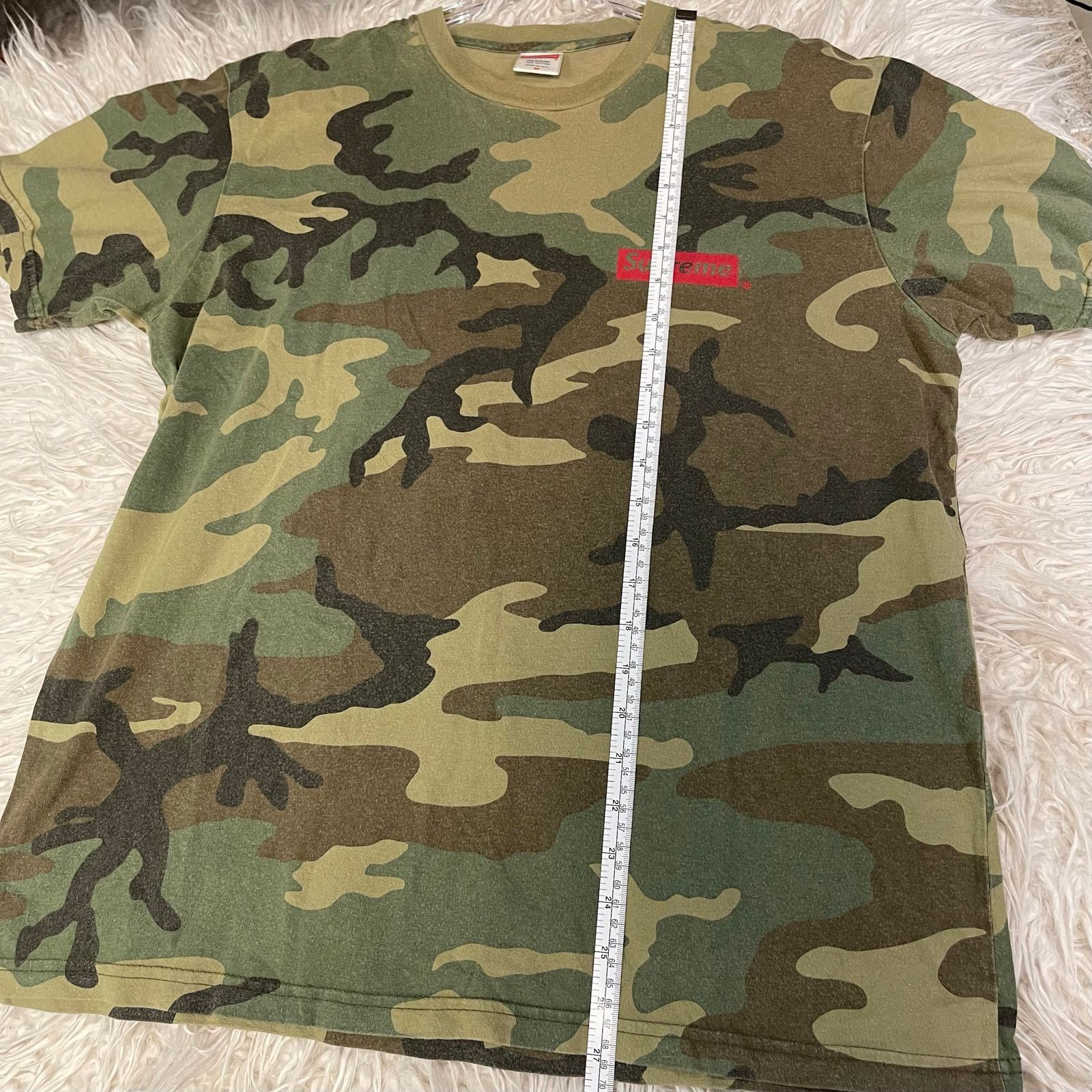 Supreme SS21 Supreme Spiral Tee Woodland Camo Graphic T-Shirt size M Size US M / EU 48-50 / 2 - 9 Thumbnail